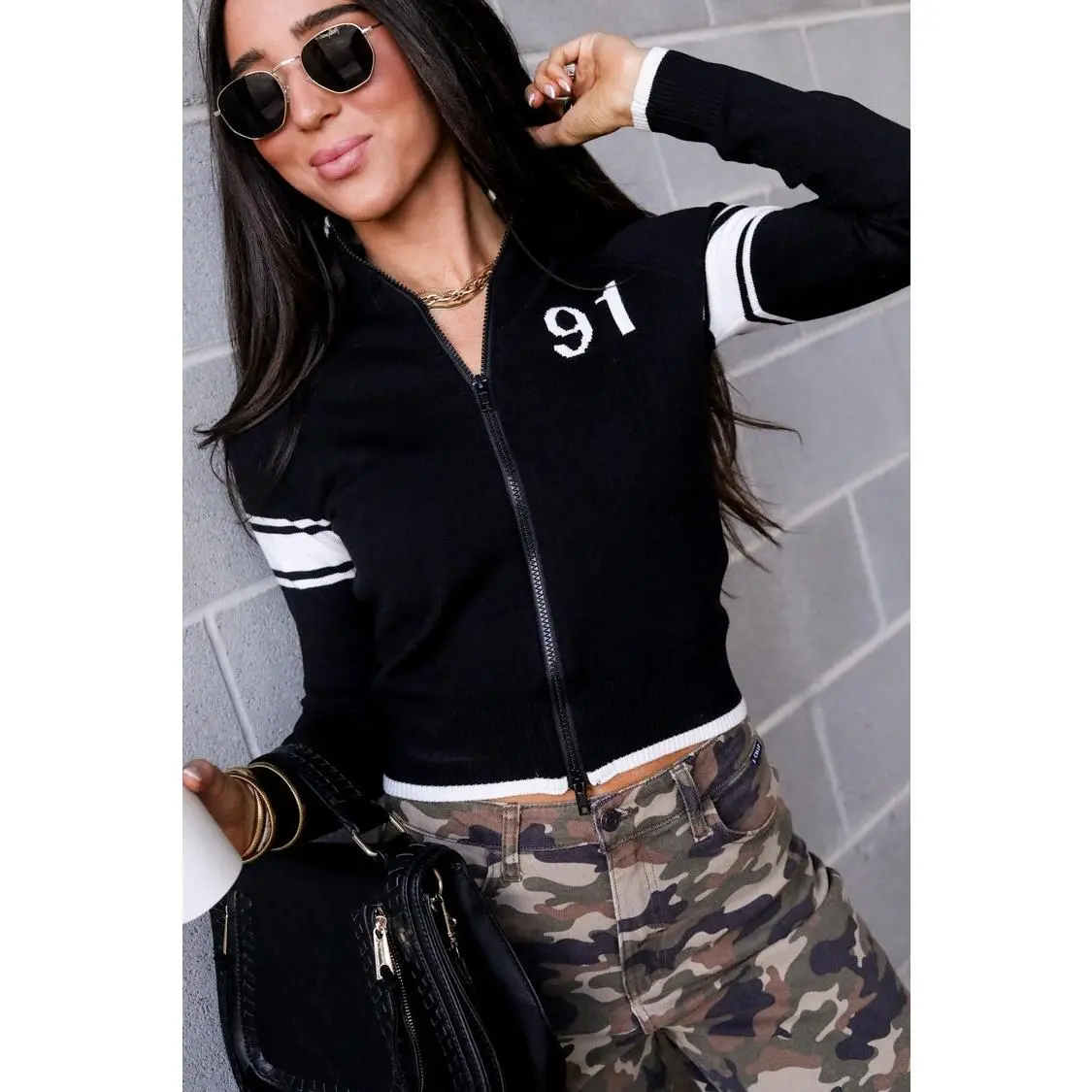 Varsity Sweater Jacket