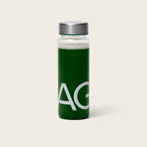 AG1 Shaker Bottle – 16 oz BPA-Free Bottle with Leak-Resistant Stainless Steel Lid – Mixes AG1 Greens Powder Smoothly – Easy to Clean, Travel-Ready