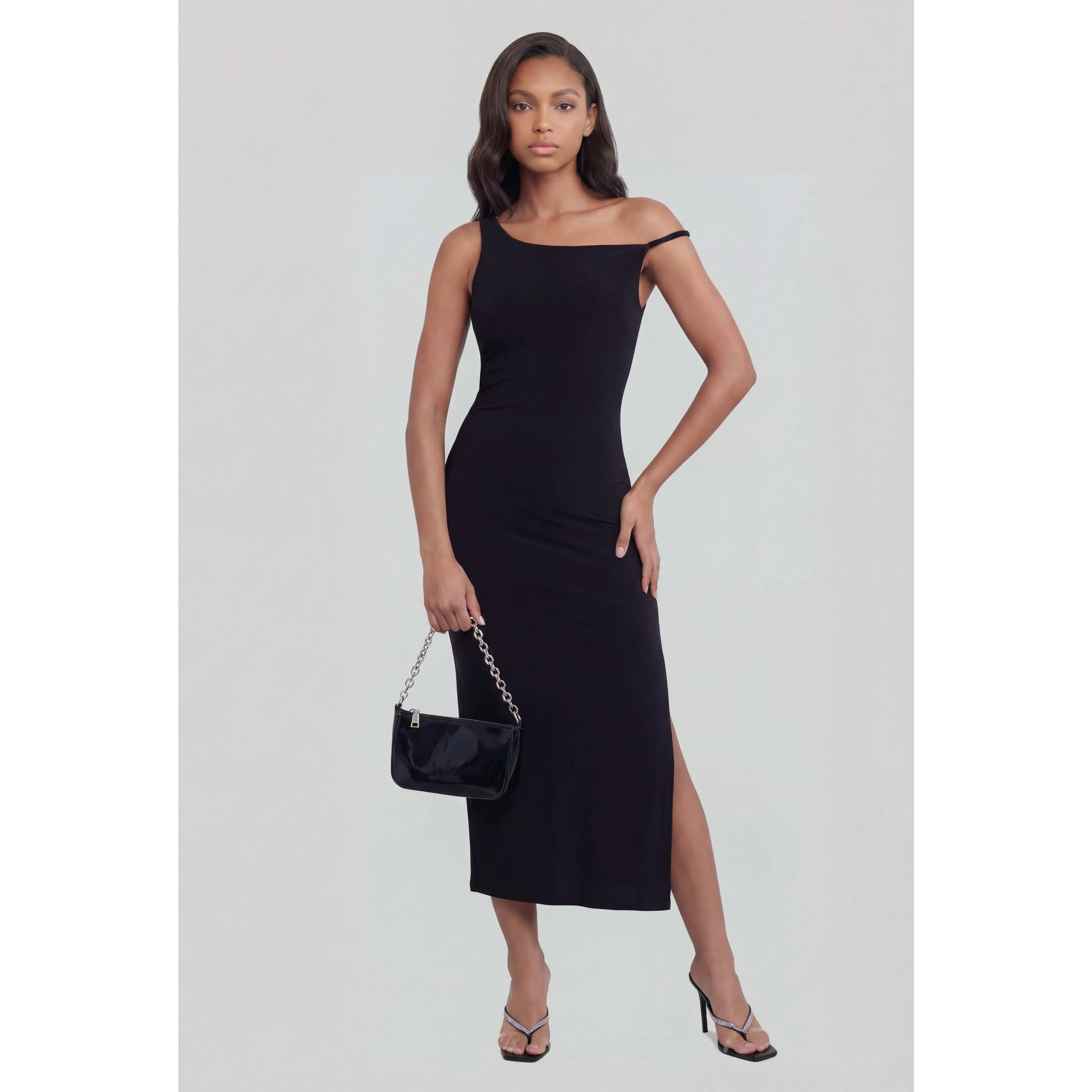 Jelly Chain Strap Convertible Shoulder Bag