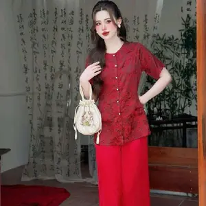 Áo Bà Ba B14 ( Vietnamese Size ) / Women's Temple  / Women Ao Ba Ba / Vietnamese Tradition Phap Phuc / Luna New Year