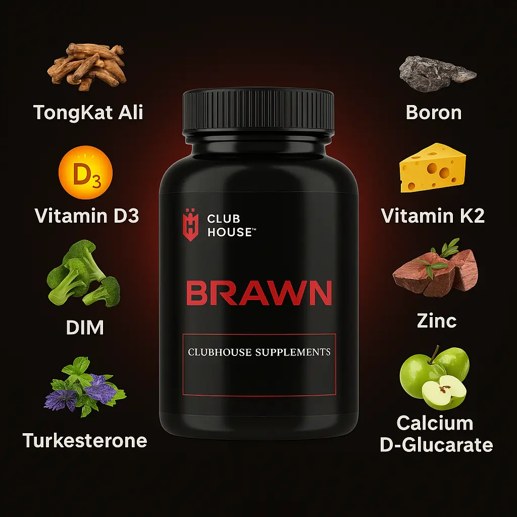 Clubhouse BRAWN - Original Formula for Muscle Support and Recovery Healthcare Supplement