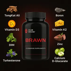 Clubhouse BRAWN - Original Formula for Muscle Support and Recovery Healthcare Supplement