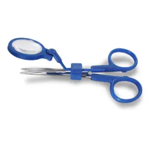 212 MAIN Miracle Point MS12 4 In-1 Magnifying Scissors - Set of 2, Multi-Functional Sewing & Cutting Supplies for Paper Cutters, Pen Cutter Tasks