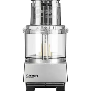 Cuisinart Food Processor, Dishwasher Safe 11-Cup Food Processor with Slicing & Shredding Discs, Cuisinart Pro Custom 11 Stainless Steel Electric Chopper & Kitchen Food Processor, Chrome, DLC-8SBCYP1