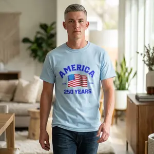 4th of July Hat Graphic Tee | Independence Day BBQ Patriotic Shirt