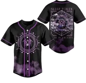 Sleep Token Music Jersey Limited Edition Graphic Button Up Shirt Streetwear Unisex for Fans