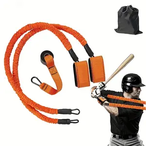 Baseball Resistance Bands 50lbs/100lbs, Trainer for Pitchers & Athletes, Improve Pitching, Batting, Arm Strength, Flexibility, Speed