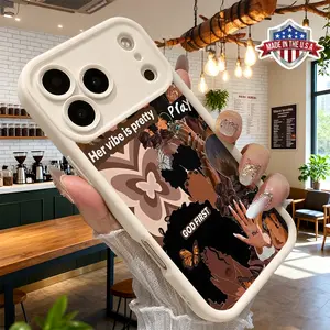 Stylish Inspirational Collage Pattern Case for iPhone 17 16 15 14 Pro Max 13 12 11 XR XS Plus Air Slim Shockproof Anti Scratch Lightweight TPU Protective Cover