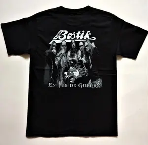 Vtg Banda Bostik Band heavy Cotton Black Unisex All Size T Shirt, Graphic tees, Short sleeve, T Shirt for Men, cotton, Top, Menswear