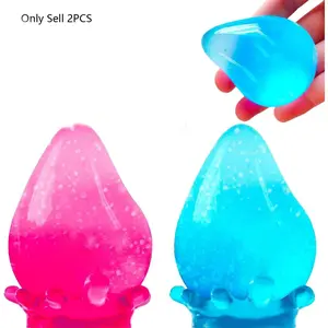 2PCS Dream Squishy Drop Stress Balls for Adults Fidget Toys Adults, Fidgets Silicone Sensory Toys for Kids Autism, ADHD, Sensory Stress Relief Toys Birthday Day Gifts, Sensory Bundle, Stress Relief Squishies