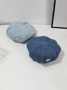 Solid Color Retro Beret, Casual Outdoor Sketch Hat for Men & Women, Fashion Accessories for Daily Wear