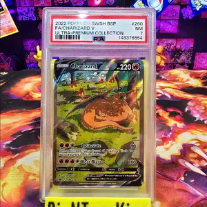 Charizard V SWSH260 PSA 7 Charizard V SWSH260 PSA 7