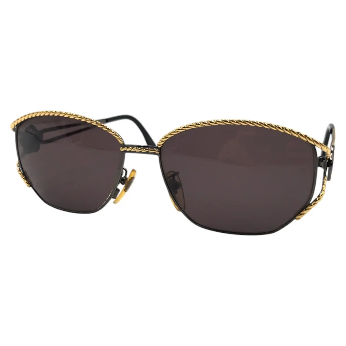 Pre-owned FENDI Stainless Small Leather Goods Metal Sunglasses