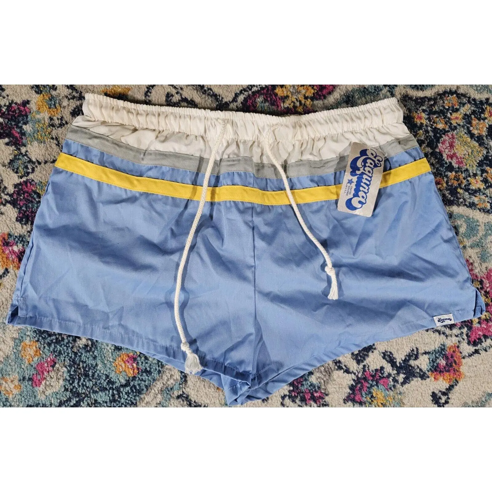 Vintage Laguna Swim Shorts XLarge 40-42 70s 80s USA MADE NWT