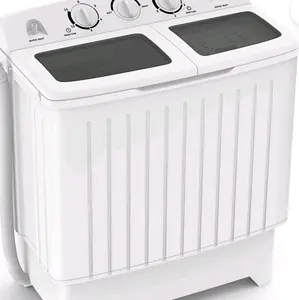 Portable Washing Machine Twin Tub Compact Laundry Washer 20 lbs Capacity