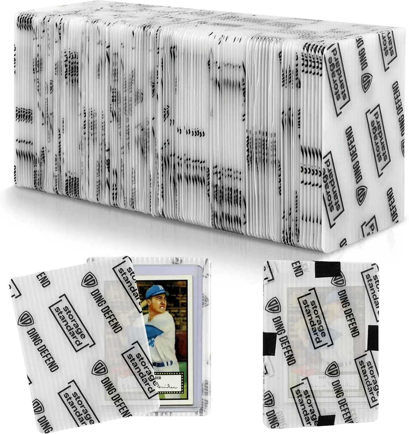 Trading Card Shipping Protectors - Premium Ultra Strong Plastic Inserts - 110 Pack - 3.5'' x 4.5''