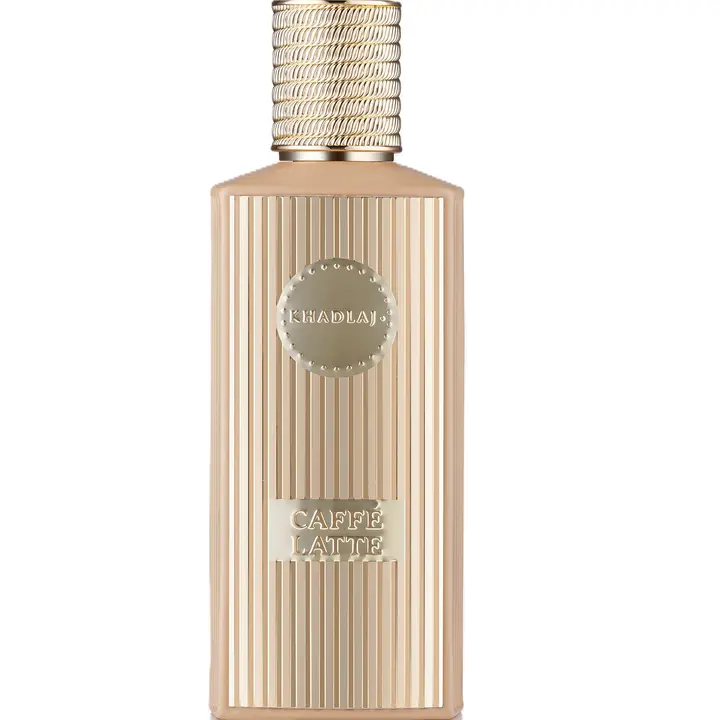 KHADLAJ Caffe Latte EDP Unisex Perfume, 3.4 fl oz (3 to 3.9 fl oz) 100 ml Perfume Bottle, Youth-Focused Scent with Decadent Dessert-Like Trail, Lactonic Profile, Designed With A Highly Concentrated Formula, Box, Launched In 2024