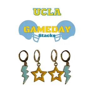 UCLA Spirit Earring Stack For Bruins Game Day
