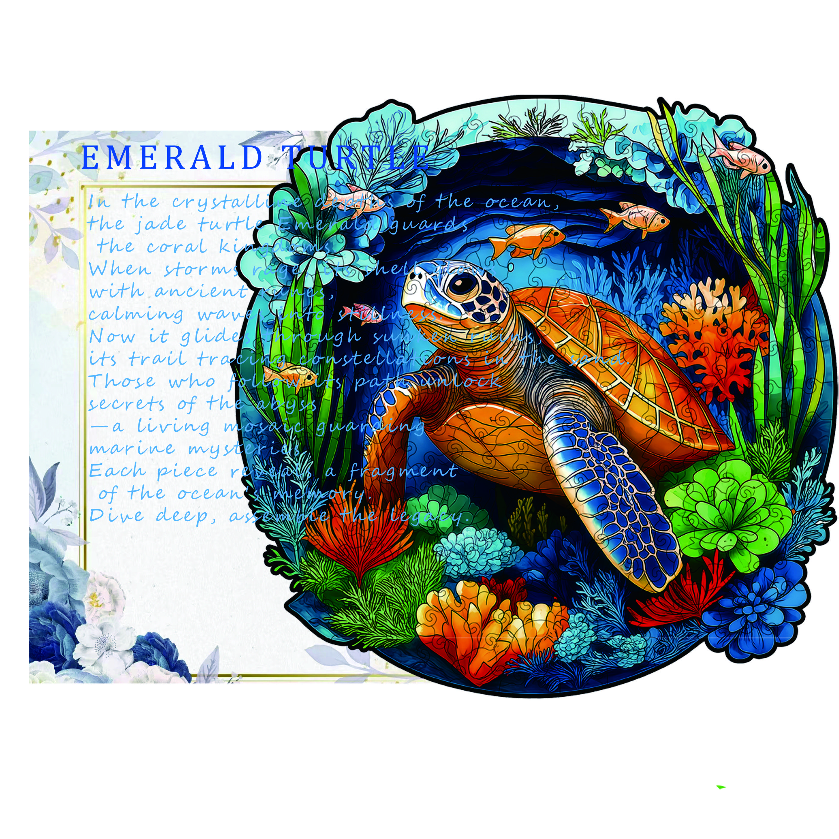 【Adult Premium Puzzle】Laser-Cut Wooden Jigsaw for AdultsSophisticated Challenge! Sixcent Artisan Collection｜Stress Relief & Mindfulness｜HD Sublimation Printing