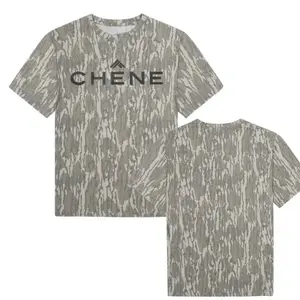 CHENE_ Adult T-Shirt Mossy Oak T-Shirt 3D, Camo Pattern Men's T-shirt, 3D Camo Style T-Shirt, Gift for him, Boyfriend, Hunting 3D Shirt