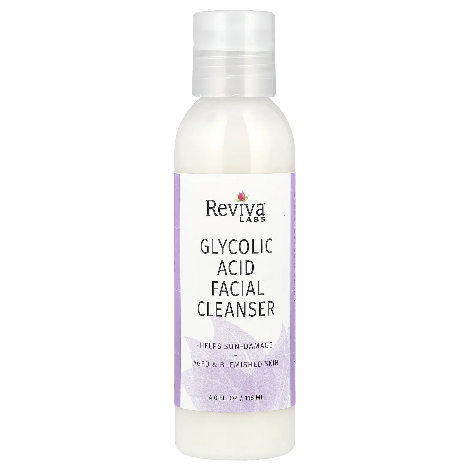 Reviva Labs Glycolic Acid Facial Cleanser, 4 fl oz (118 ml)
