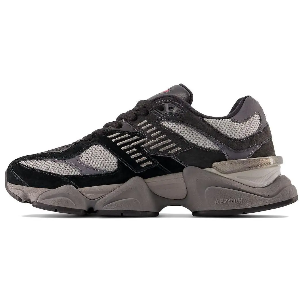 Men's New Balance 9060 'Black Castlerock' U9060BLK Casual Sneaker, Comfortable Footwear, Men's Trainer Shoe, Walking Shoes, Closed, New Balances