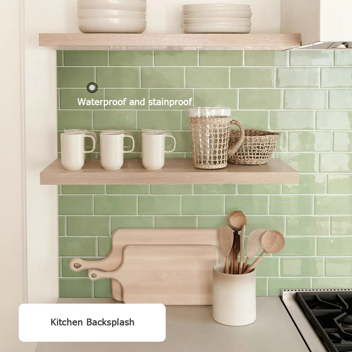10pcs Peel & Stick 3D Wall Tiles - Waterproof, Self-Adhesive Backsplash Decals for Kitchen, Bathroom, Laundry Room - Durable PET Material with Stripe Design, 3D Wall Panel, Peel And Stick Panels For Walls, Peel And Stick Wallpaper Designs