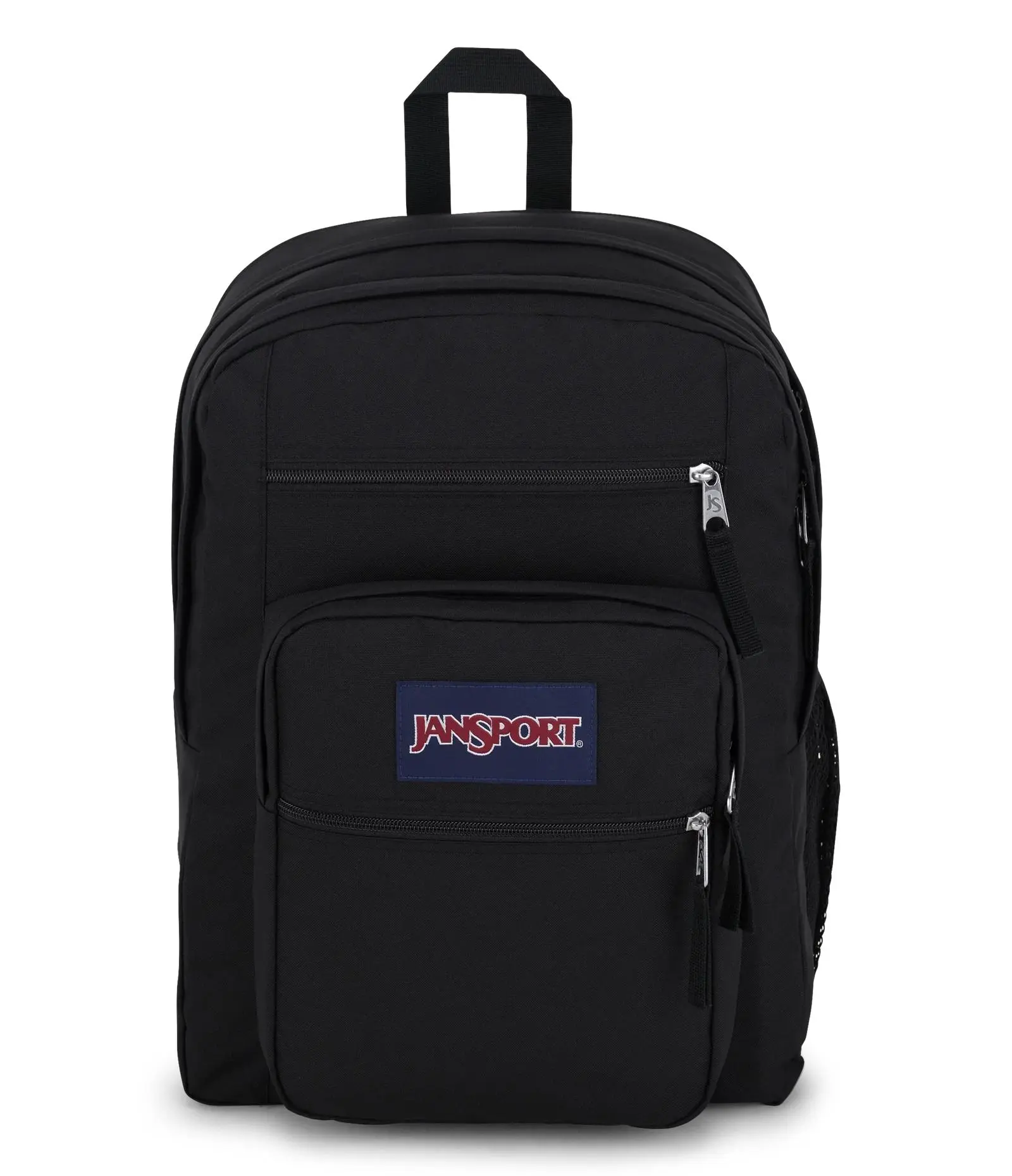 Jansport Black Functional Backpack - Multi-Pocket Design, Zipper Closure for Everyday Use