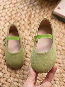 Girls' Versatile Fashion Casual Shoes, New Princess Style, Simple Elegant Party Shoes, School Trendy, Comfortable Walking Shoes