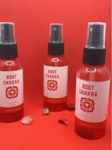 Root Chakra Room And Body Spray, Infused With Red Jasper & Sunstone, Mantra Spray, Feeling Grounded, Stocking Stuffer, Spirituality, Clove
