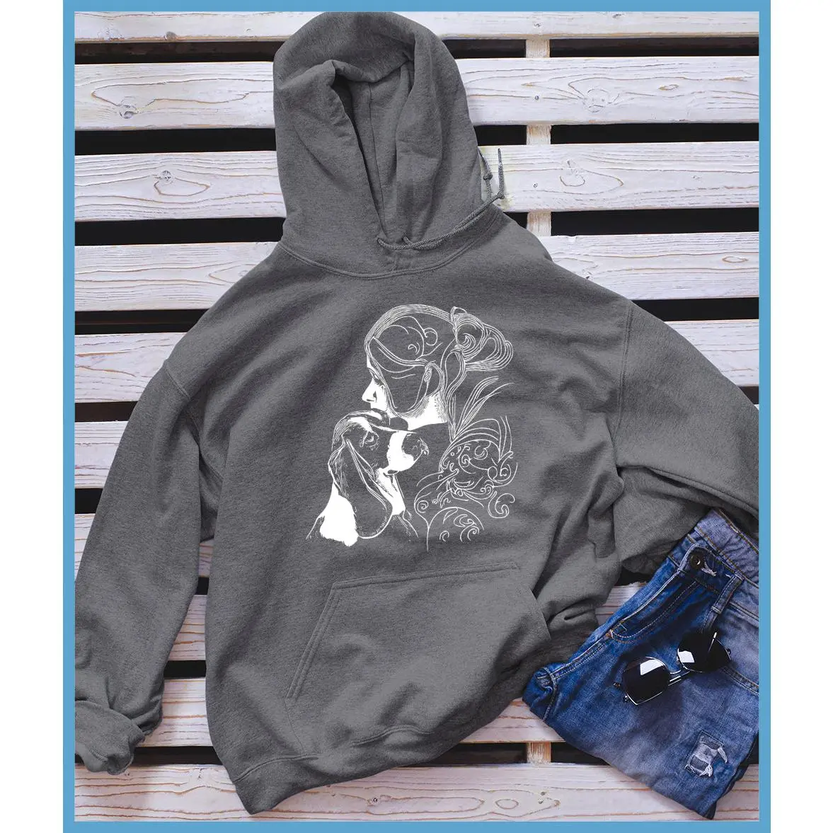 Beagle Portrait Hoodie