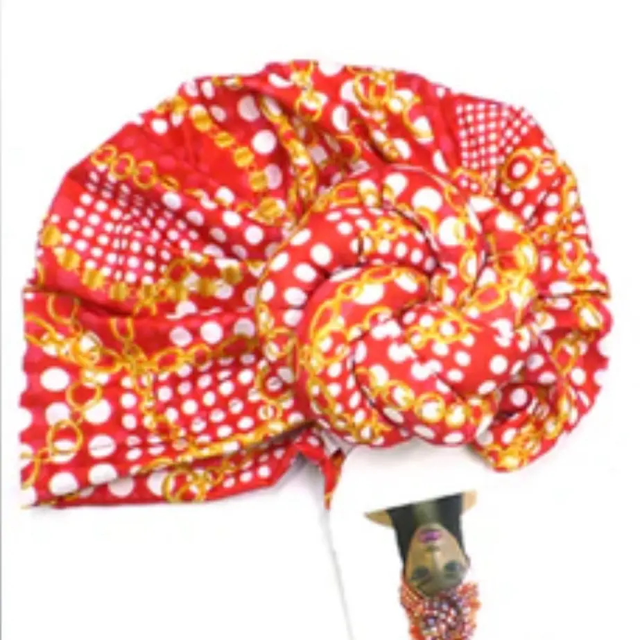 Big Knotted Chain Color Turban for Women - Fashionable and Comfortable