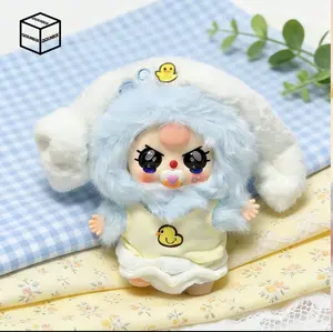 KX-Good Baby piush&Vinyl keychain Blind Box,Bunny Plush Dolls，Soft Furry Collectibles，Backpack or clothing decoration，Stuffed Animal
