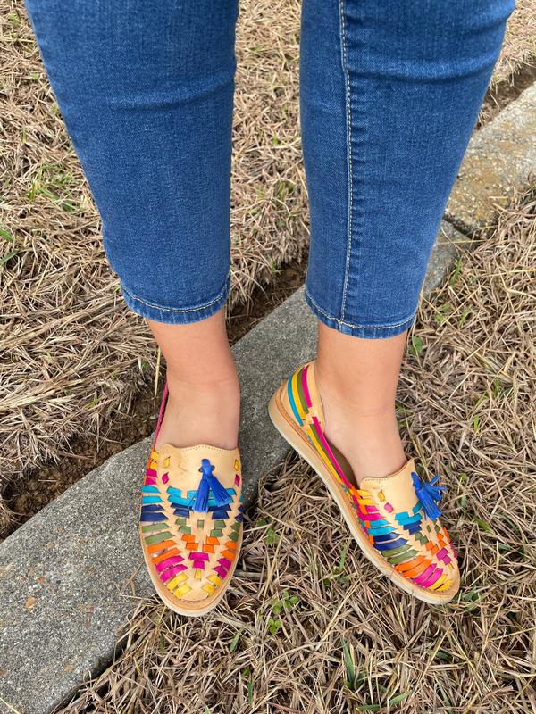 Women Handmade Huarache/ Mexican Women Huarache