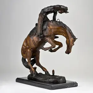 The Rattlesnake Bronze Statue Sculpture by Frederic Remington