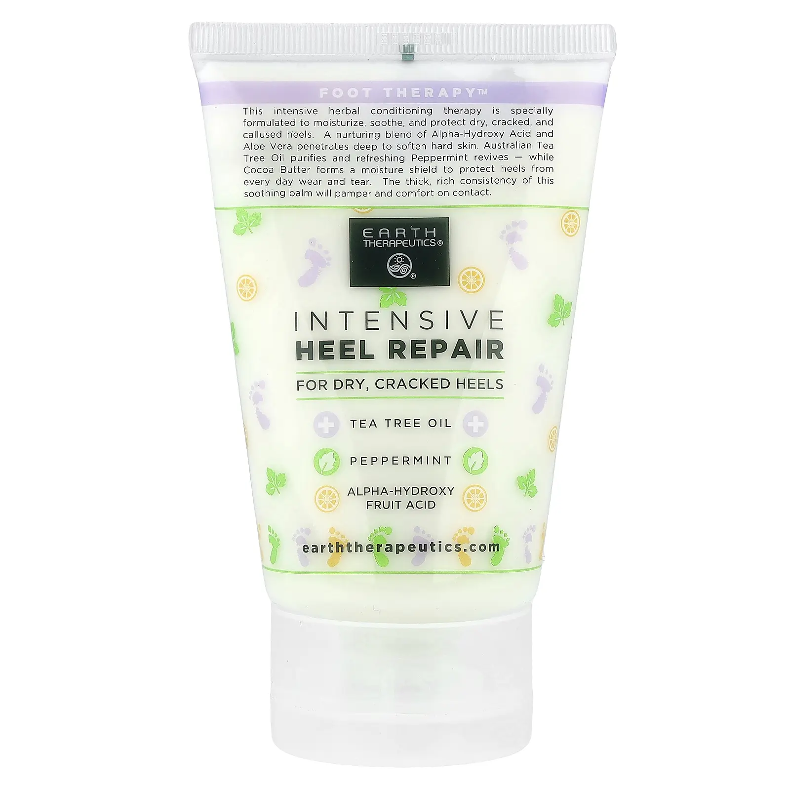 Earth Therapeutics Intensive Heel Repair, For Dry, Cracked Heels, 4 fl oz (118 ml)
