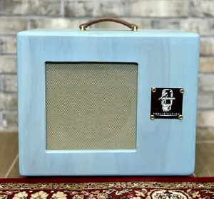 Amberisa Amplification Handwired Guitar Speaker Cabinet - Model: AA110SMG - Vintage Blue