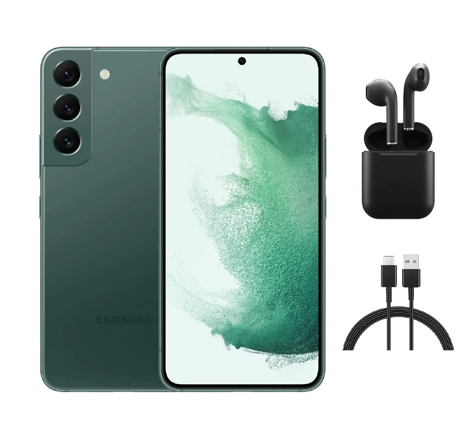 Refurbished Samsung Galaxy S22 Plus 5G S906U (Unlocked) - Good Condition with Wireless Earbuds & 1 Year Warranty