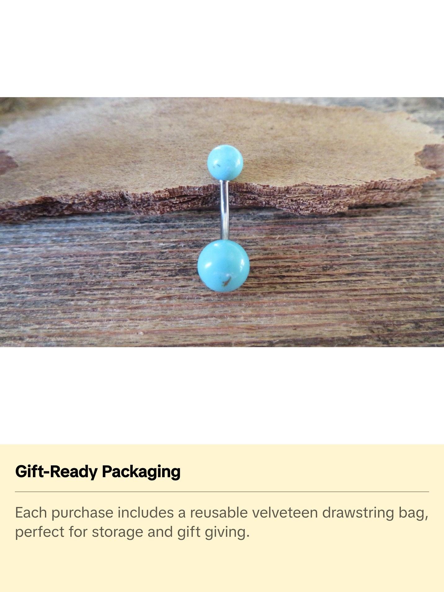 Titanium Ti6Al4V ELI Implant Grade Green Aventurine Natural Stone Belly Ring 14g (1.6mm) Piercing 8mm 10mm 12mm