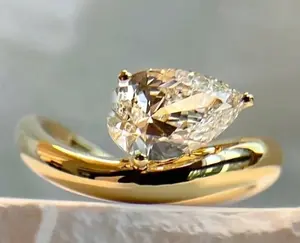 Eternal Glow Pear-Cut Ring