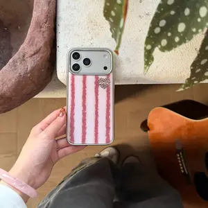 Fluffy Striped Leopard Phone Case for Apple iPhone 17 Pro Max, iPhone 16 Pro Max, iPhone 15 Pro Max, Creative & Fashionable Design