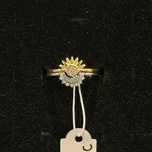Sun and moon ring set