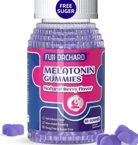 Melatonin Gummies 5mg - Natural Sleep Aid - Sleep Supplement - Sugar Free melatonin Gummies Match with Magnesium Helps You Fall Asleep Faster and Stay Asleep Longer - 60 Gummies Vegan