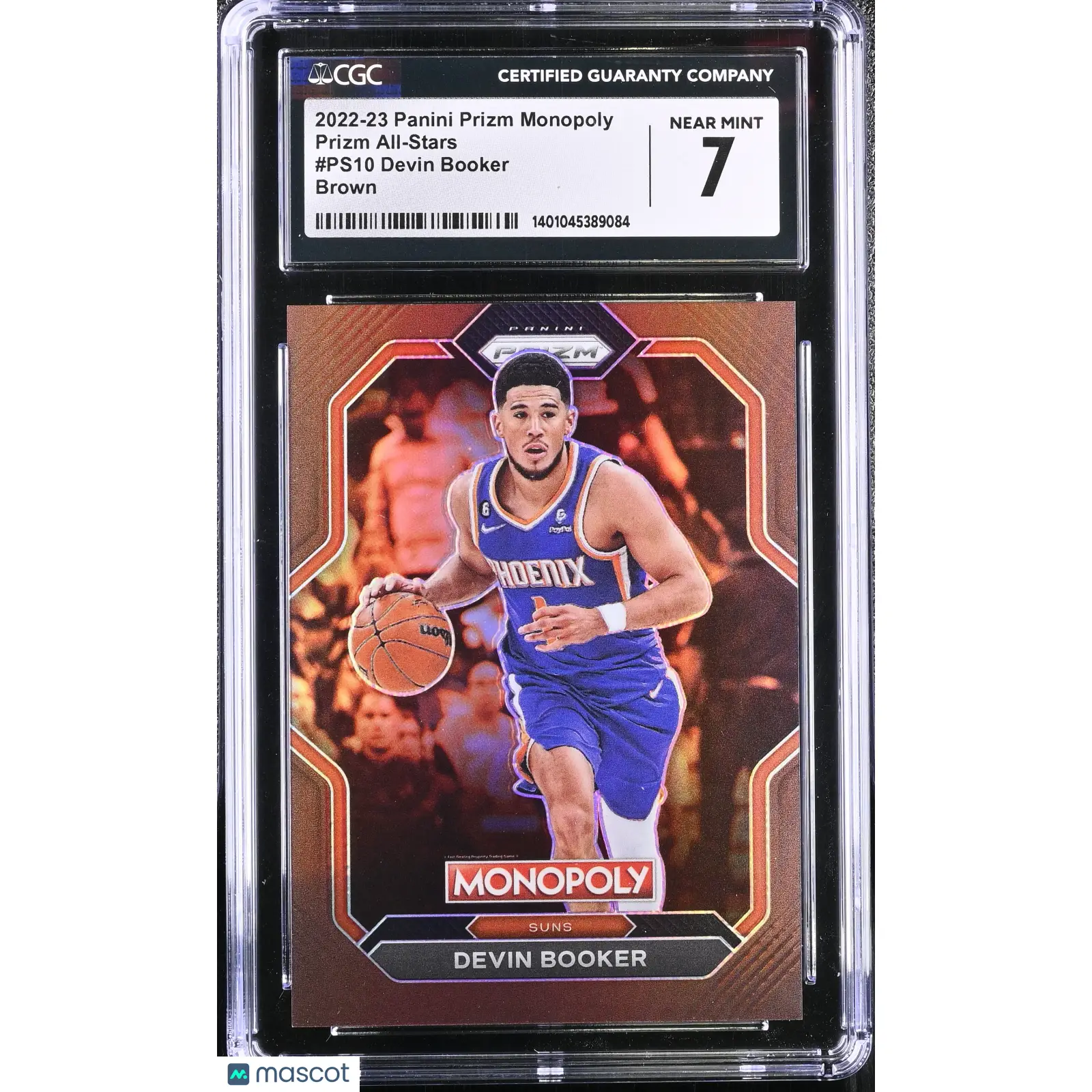Devin Booker CGC 2022 Prizm Monopoly #PS10 Brown 191/249 Basketball 7