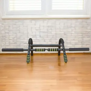"Wall-Mounted Pull-Up & Dip Bar- Portable Home Gym Exercise Equipment"
