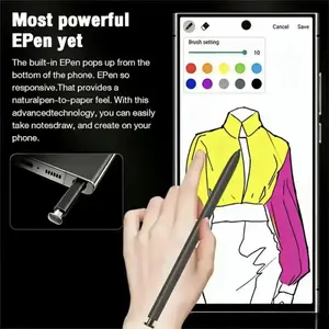 25Ultra Android Smartphone, 6.8 Inch Dual 108MP+48MP Cameras, Long-Lasting 6800mAh Battery, Fast Charging, OTG Function, Facial Recognition Unlocking, Stylus, 12GB RAM +512GB ROM, 5G Network Android 14 OS, Unlock Cellphone for