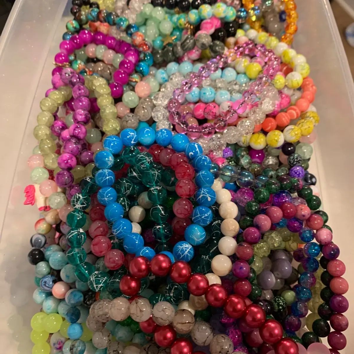 Only one Beaded braclets Large size