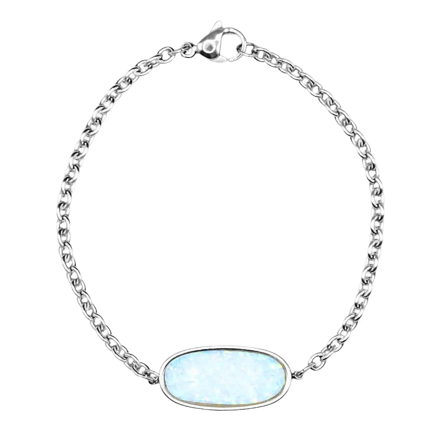 Opal Smart Bracelet – Tap to View Memories – Silver