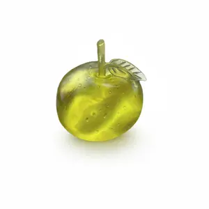 Soft Green Apple Squishy Toy, Slow Rise Stress Relief Fidget Toy, Realistic Fruit Squeeze Toy for Anxiety Relief, Cute Desk Decor & Gift for Kids Adults