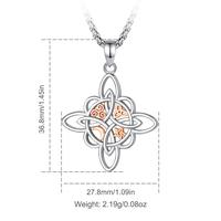Four Symbols Rose Gold Plated Rope Chain Gift